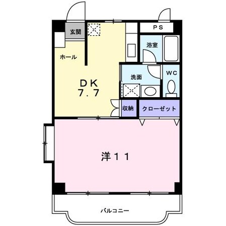 トクツネⅢの物件間取画像